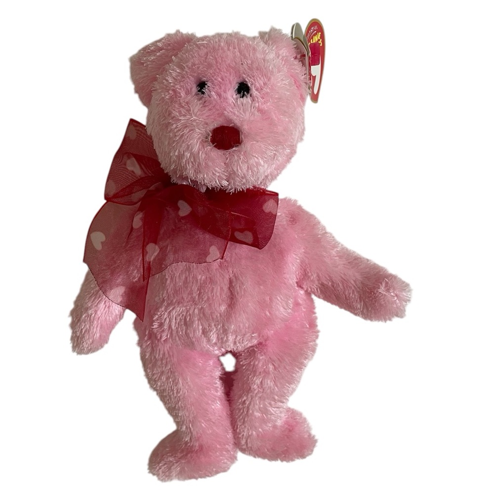 TY Beanie Baby My Sweet Pink Bear DOB February 14, 2007 With Original Tags